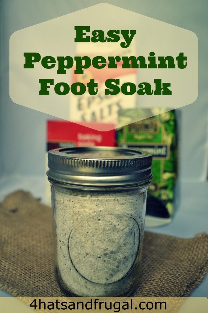 peppermint foot soak