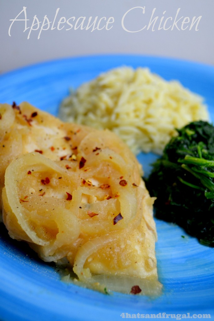 applesauce chicken; easy 20 minute recipe for those busy weeknights