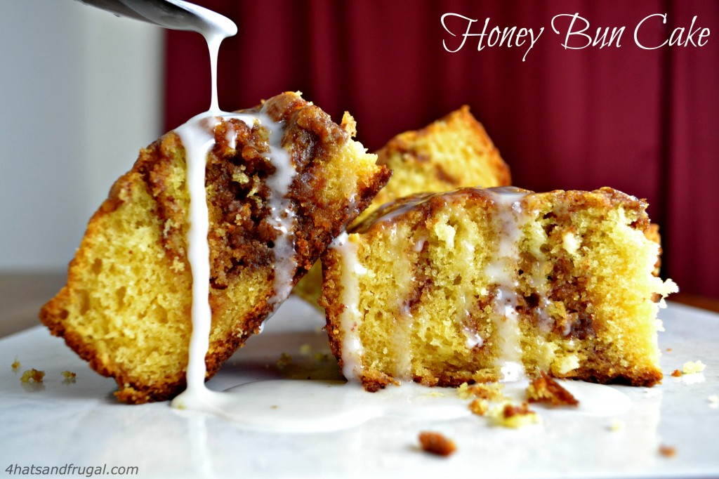 Honey Bun Cake | 4 Hats and Frugal