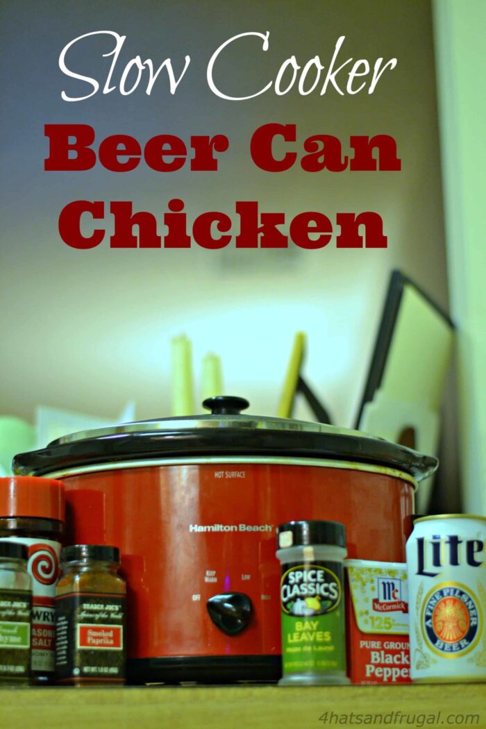 A quick recipe for slow cooker beer can chicken. Have the great taste of beer can chicken all year round.