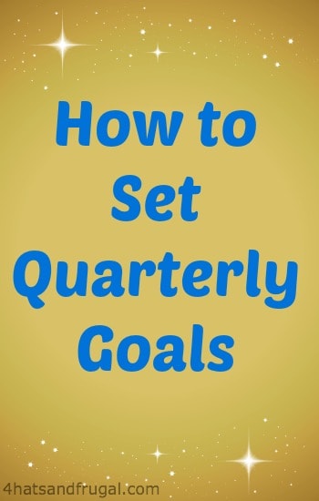 how to set quarterly goals