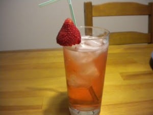 summer mocktails, homemade strawberry soda
