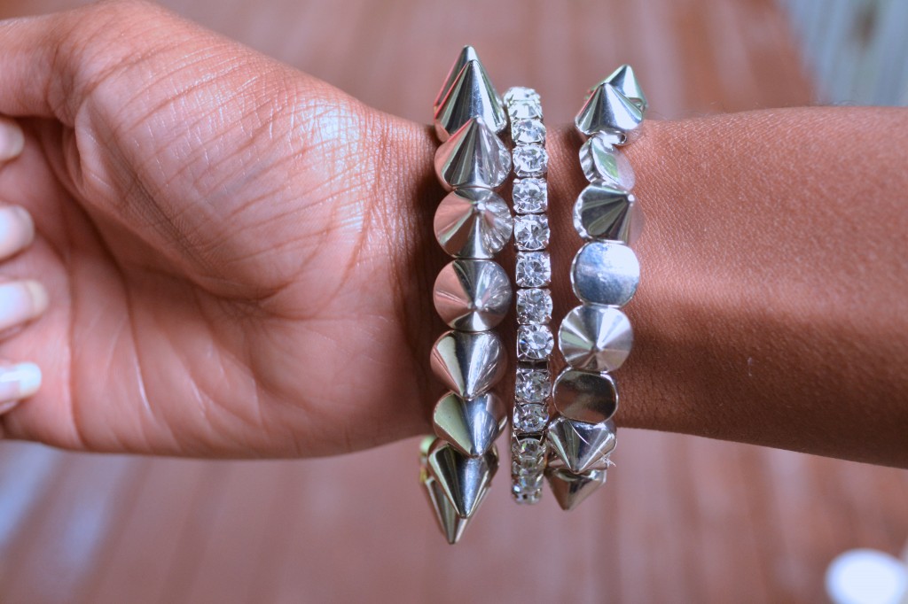 Studded and blinged out arm candy #ThisIsStyle #shop #cbias