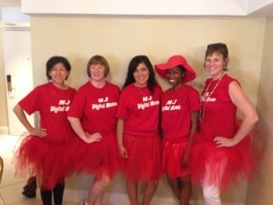 NJ Digital Moms at the New Orleans Red Dress Run