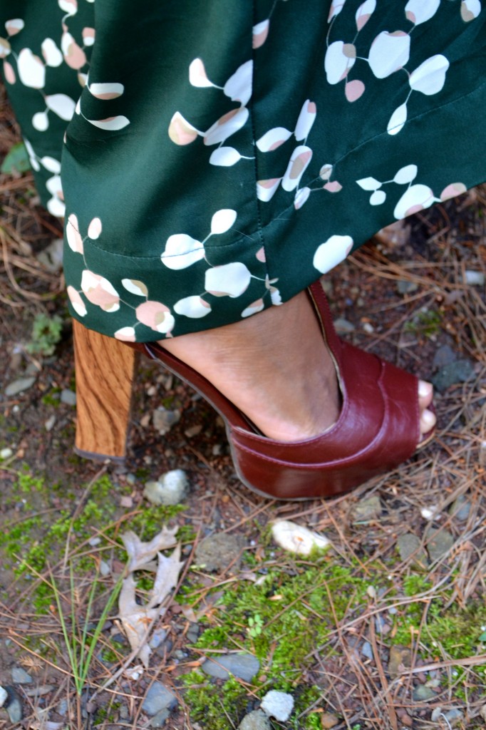 brown platform heels from JustFab