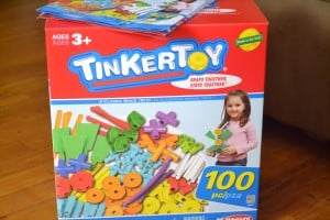 tinkertoy is the perfect gift for toddlers and under $20