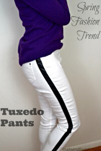 how to wear tuxedo pants in the winter and spring #ThisIsStyle #cbias #shop