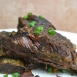 slow cooker sweet and spicy short ribs; low calorie recipe featured on Doctor Oz.