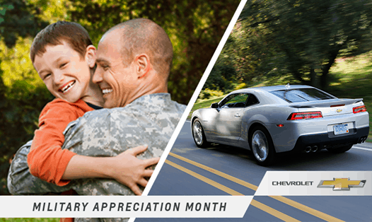 Even if you are currently serving in the military, you can show your support for your fellow deployed brothers and sisters. #ChevySalutes
