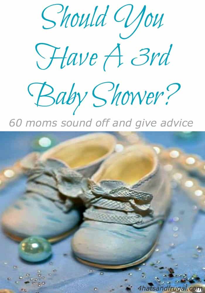 If you've had celebrations for your 1st and 2nd child, should you have a 3rd baby shower? 60 moms sound off.