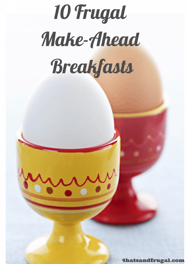 These frugal make-ahead breakfasts are easy for kids and parents to make the night before school, and continue all year round.