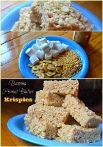 A great recipe for banana peanut butter krispies using a surprise ingredient.