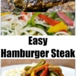 This simple hamburger steak recipe is perfect for an easy weeknight meal. With just 6 ingredients, you'll have dinner ready in no time.