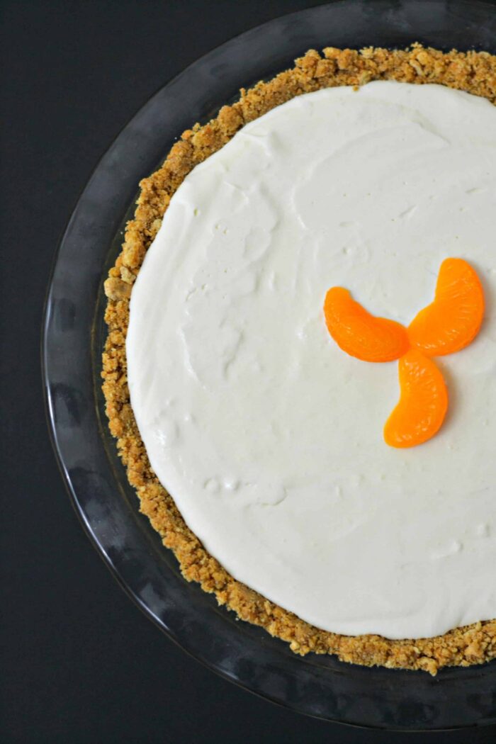 This mom shares her recipe for no-bake mandarin orange cheesecake, and it's perfect for any family gathering or a summer time treat!