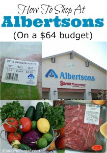 See how this family with expensive tastes only spent $64 on their groceries at Albertsons!