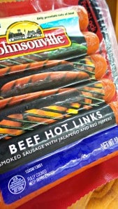 Looking for a full meal that you can make on the grill, with easy clean up? Try Hot Link BBQ Packets! #SausageFamily Ad
