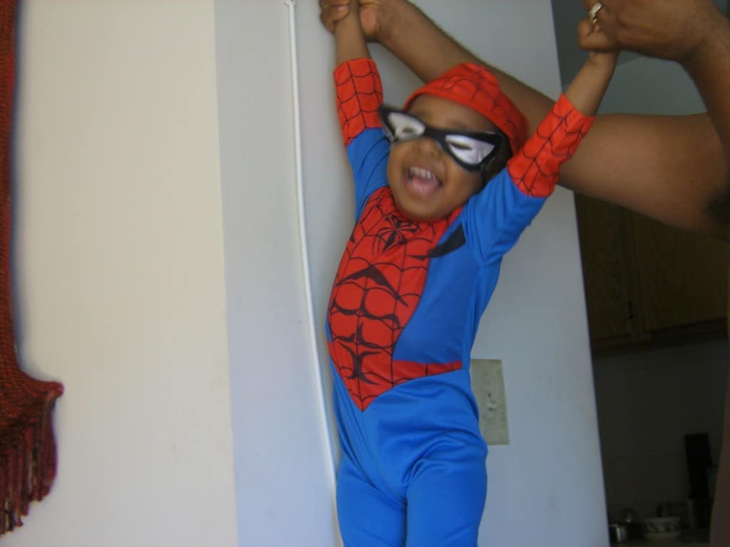 Sonny Boy as Spiderman via 2007
