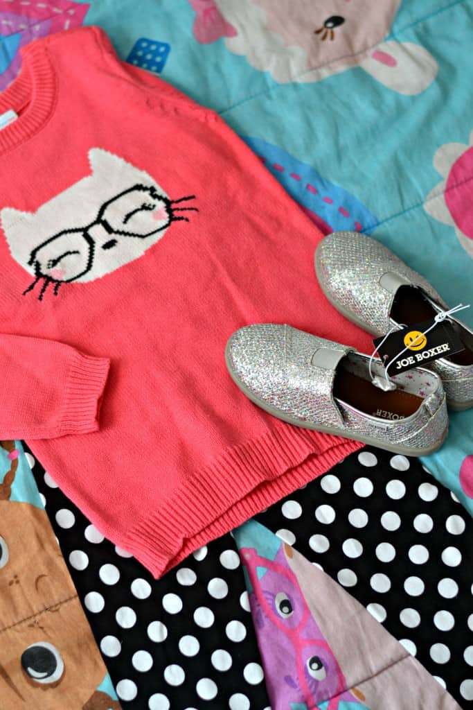 Check out what this little fashionista chose at Kmart for her first back-to-school shopping spree! #Ad