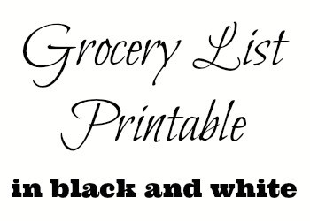 We love the pretty printables out there, but they use up a lot of expensive colored ink! Here are no frills meal planning printables to use instead!