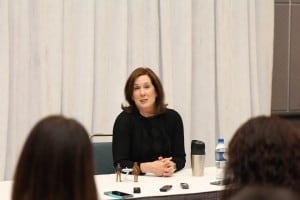 Exclusive interview with President of Luscafilm, Kathleen Kennedy. #StarWarsEvent
