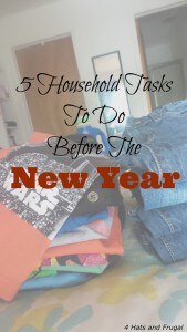 I never thought about doing these before the new year comes in! I love the idea of taking the trash out. Never realized that was a household task to do before the new year.