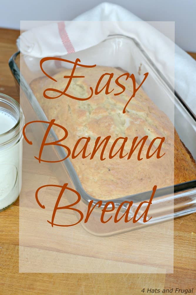 Looking for an easy banana bread with simple ingredients and lots of butter? You have to try this one.