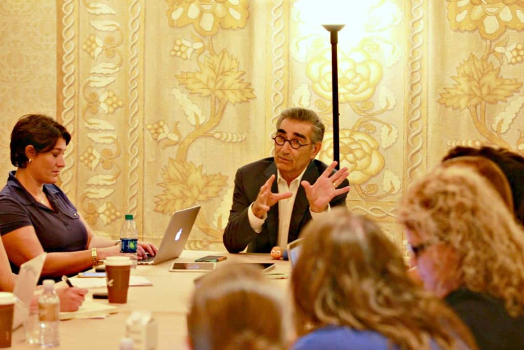 Exclusive interview with Finding Dory's Eugene Levy, who plays Charlie in the film.