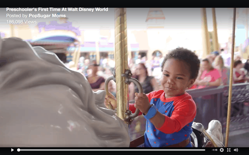 Preschooler at Disney World