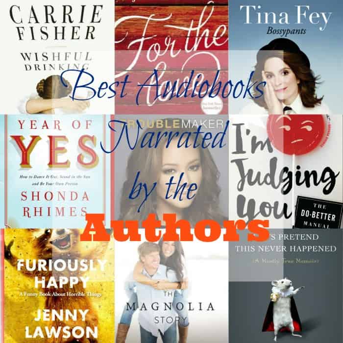 Best Audiobooks Narrated by the Authors