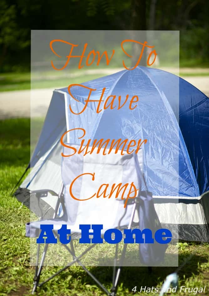 Looking for an inexpensive way to keep the kids busy this summer? Here's how to have summer camp at home.