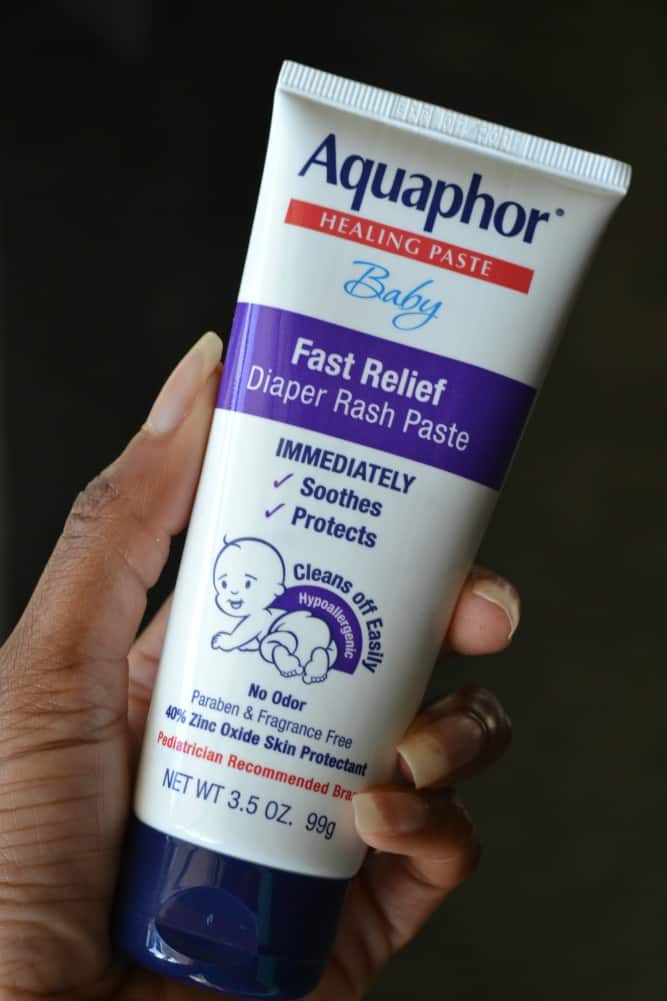 Aquaphor fast relief diaper rash paste