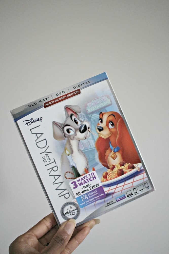 Lady and the Tramp on Blu-Ray