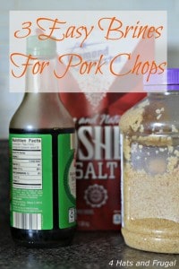 This post shares 3 simple ways to brine pork chops, and the importance of brining this affordable and delicious cut of meat.
