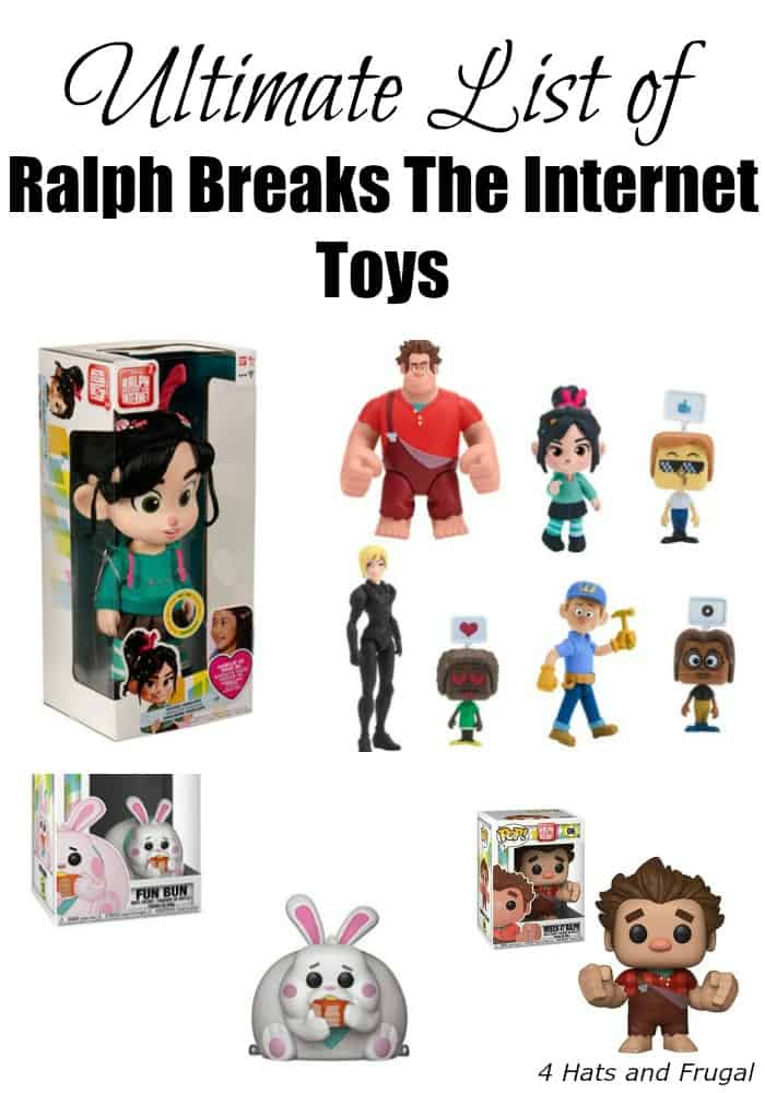 Ultimate List of Ralph Breaks The Internet Toys and Products