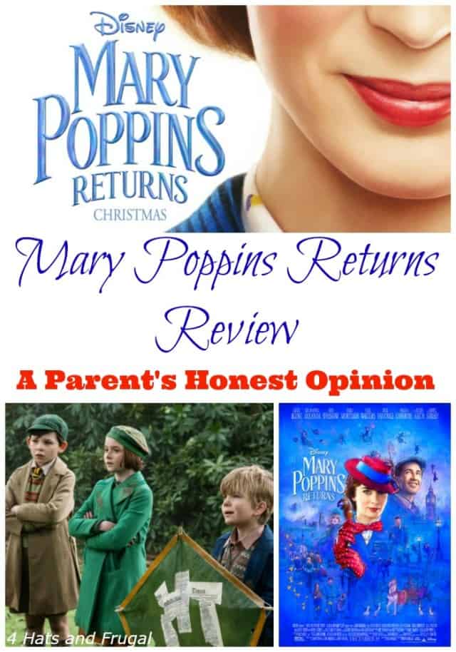This mom of 3 shares her honest opinion in this Mary Poppins Returns review. From dark scenes, to potty breaks, she covers it all.