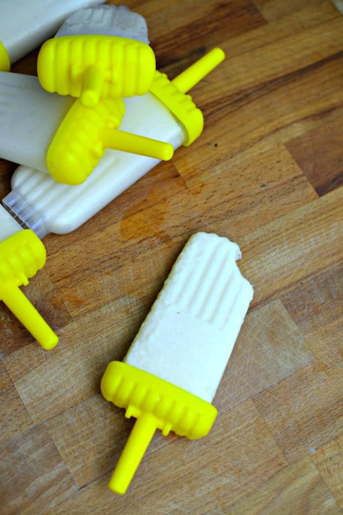 This 3 ingredient pineapple coconut popsicles recipe will be a summer favorite for you and your family, especially if you love refreshing frozen desserts!