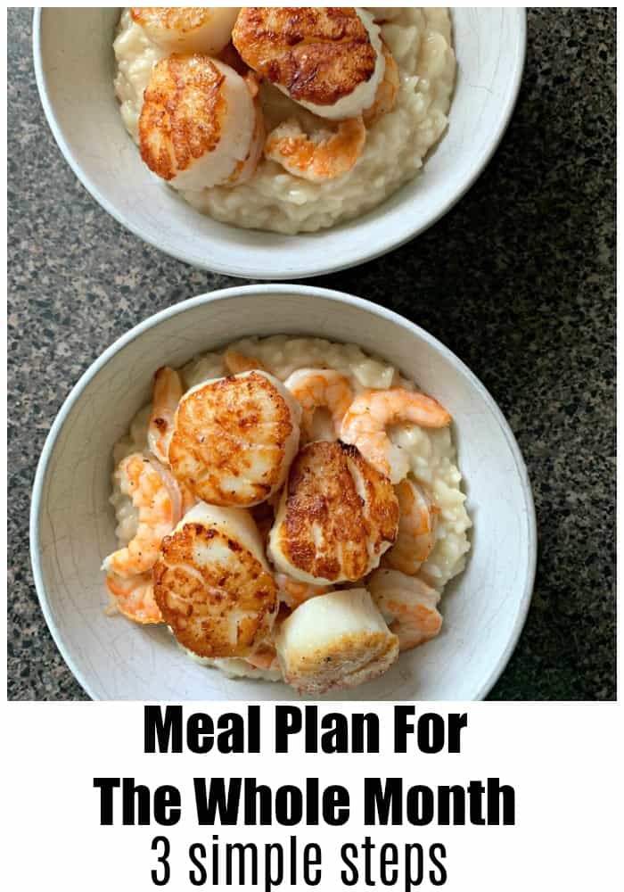 Creating a meal plan for the month is so simple! This post shares 3 steps to get your monthly meal plan done in 10 minutes.