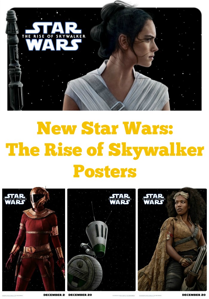 We are obsessing over these new Star Wars The Rise of Skywalker posters. This post shows all of the posters in one place!