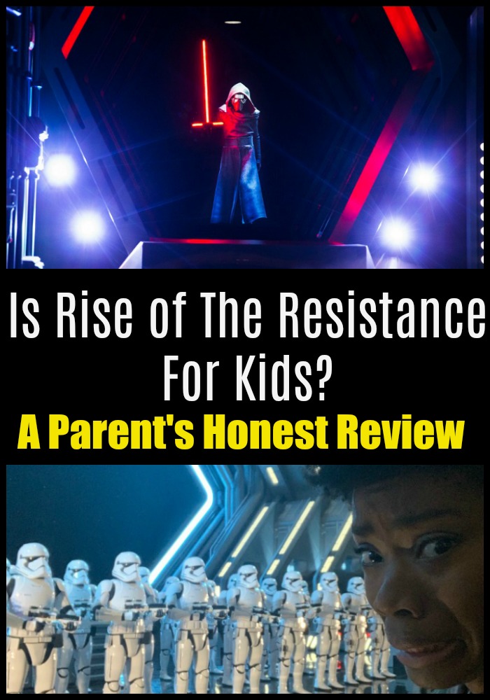 The attraction at Galaxy's Edge is now open! But is Rise of the Resistance for kids? This post shares the parts that may alarm your children.