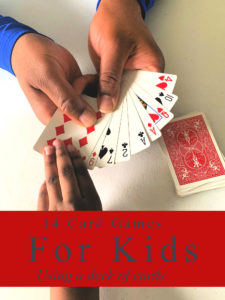Have a deck of cards in your home? This list of card games for kids is for you! Check out the video tutorials for playing card games your kids will love.