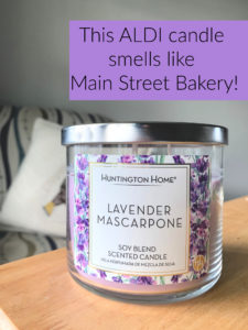 It's crazy how much this ALDI candle smells like Walt Disney World's Main Street Bakery! Click through to see what it looks like, and how much it costs.