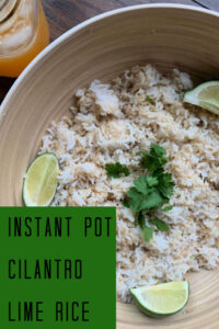 If you love for the cilantro lime rice at your local Mexican restaurant, you have to try this Instant Pot cilantro lime rice! Done in 15 minutes or less!