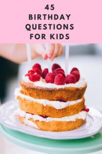 Looking for birthday questions for kids that they would love to answer? Here are questions to ask kids of every age, including teenagers!