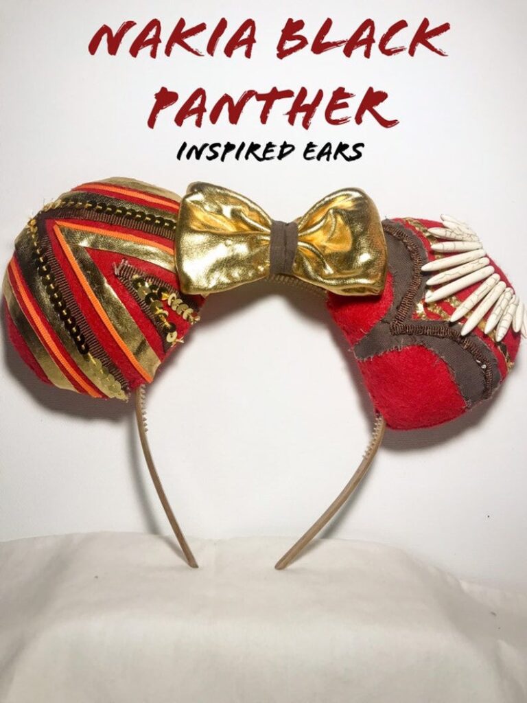 Are you a huge Black Panther fan? These Black Panther face masks and Black Panther Minnie ears are perfect for Wakandans.