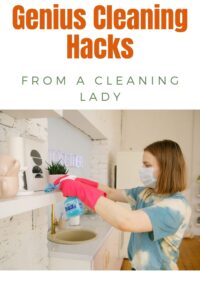 If you're looking for actual cleaning hacks that work, check out this post from a former cleaning lady who's also a busy mom of 3.