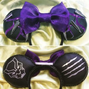 Are you a huge Black Panther fan? These Black Panther face masks and Black Panther Minnie ears are perfect for Wakandans.